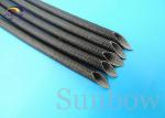 5.0mm Saturated Black Silicone Resin Fiberglass Sleeving 2500V