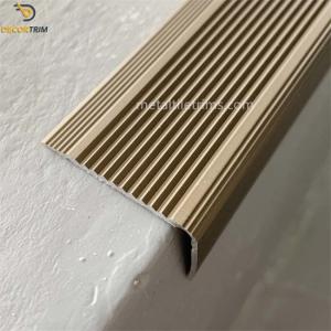 Wholesale Floor Trim Tile Metal Edge Trim Profile Aluminum Tile Trim 10mm Glossy Finishes from china suppliers