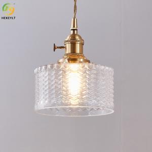 Wholesale 265V Japanese Vintage Hotel Modern Pendant Light Chandelier Glass / Green Glass + Copper E27 from china suppliers