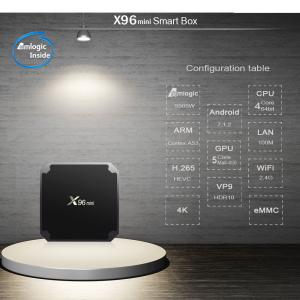 Wholesale Dual Wifi Neflix Smart Android X96mini TV Box Full HD 1080p 4K 8K 2GB 8gb 16GB 4GB 32GB from china suppliers