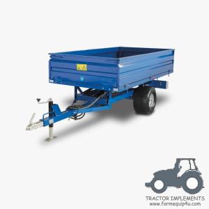 Wholesale 1T2W - Off Road Hydraulic Dump Trailer 1.0ton; Single Axle Farm Tipping Trailer;Tractor Hydraulic Dump Trailer from china suppliers