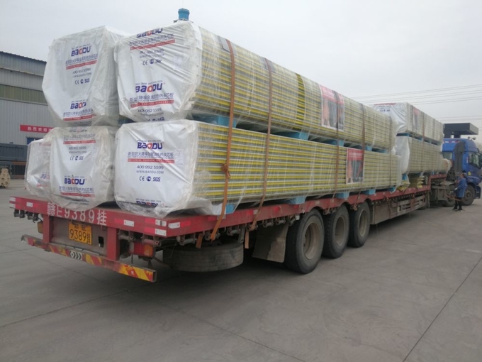 Rockwool Glasswool Acoustic Sandwich Panel Puf Sheets Outdoor