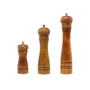 Wholesale 12in 8in Modern Wood Pepper Mill Sustainable Wooden Salt Shaker And Pepper Grinder from china suppliers