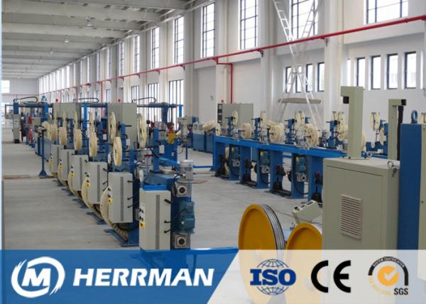 2000rpm Sz Stranding Machine , Oil - Filled Optic Fiber Production Line Low