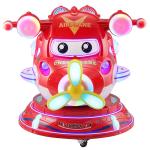 Metal acrylic plastic Coin Operated Kiddy Rotary Cup Kiddie Rides 85*51*96cm
