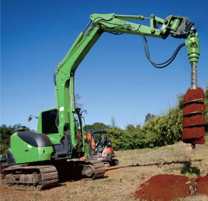 Wholesale 240Bar Hydraulic Earth Auger Attachments For Excavators Drill from china suppliers
