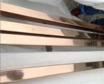 Rose Gold Stainless Steel Pipe Tube Hairline Finish 201 304 316 For Handrail