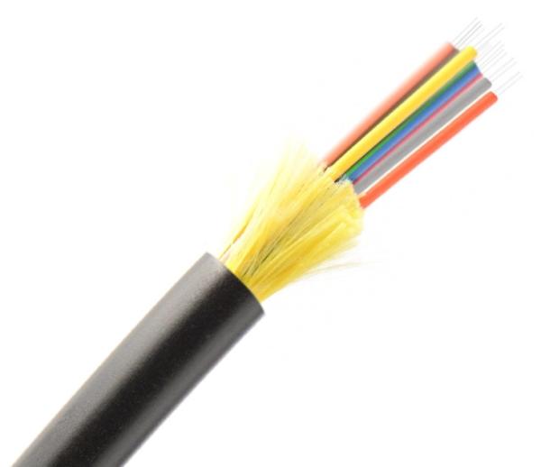 12 Fiber LSZH Sheath Indoor Fiber Optic Cable Multimode Fiber Optic Cable OM1