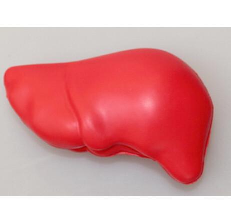 New promotion gift creative product PU liver Shape Relief Stress Ball customed