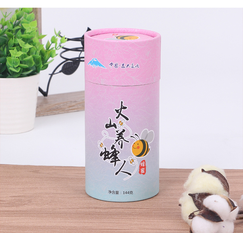 Embossing Tea Cylinder Packaging