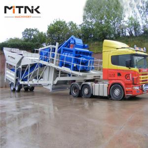 Wholesale HZSY50 Ready Mixed Mobile Concrete Batching Plant for Sale from china suppliers