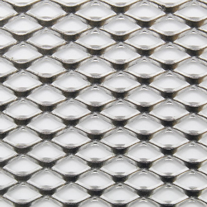 Diamond Hexagonal Expanded Metal Mesh Sheet With Customized Opening Shape