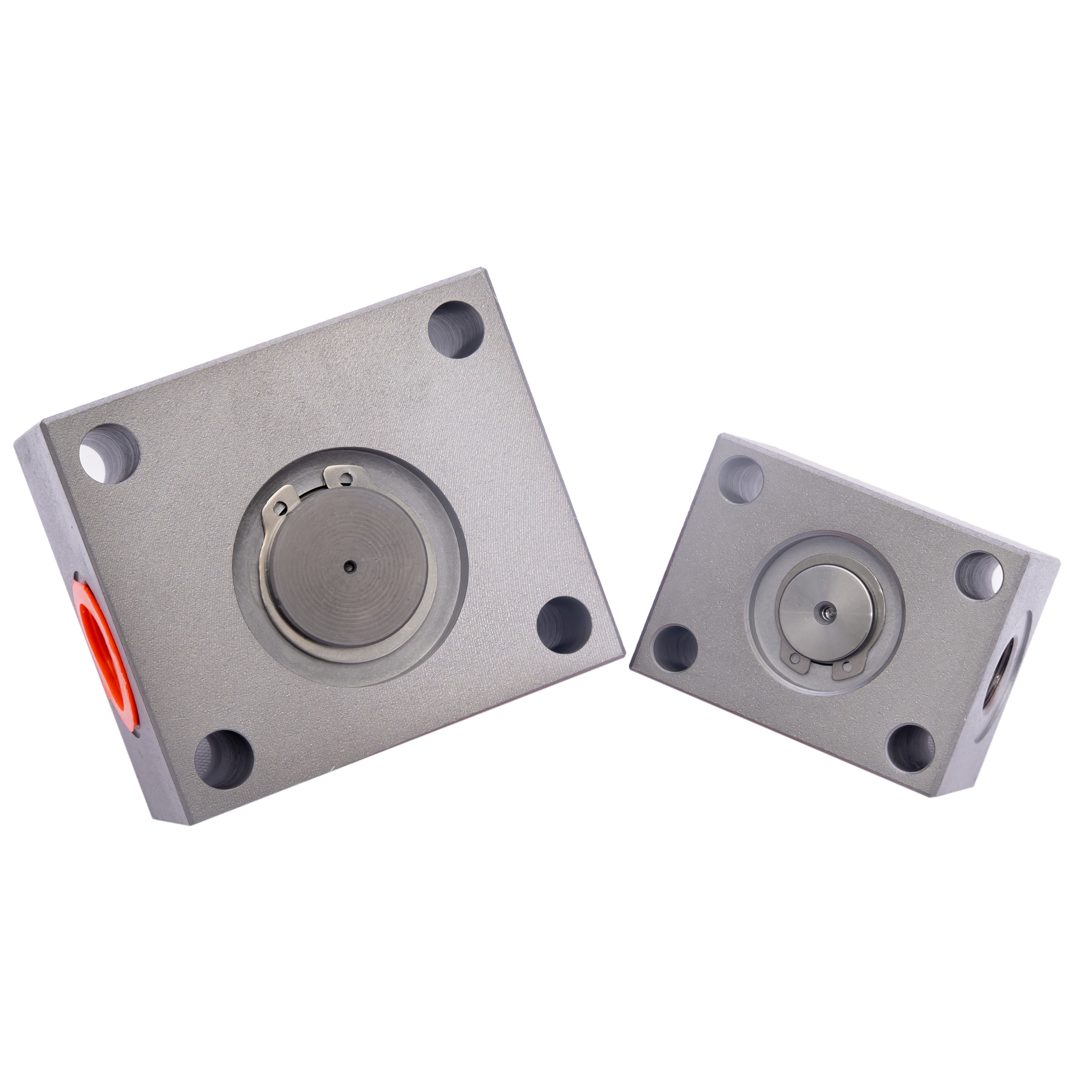 High Pressure Hydraulic Ball Valve 2 Way 2 Position Straight Type for Oil Medium