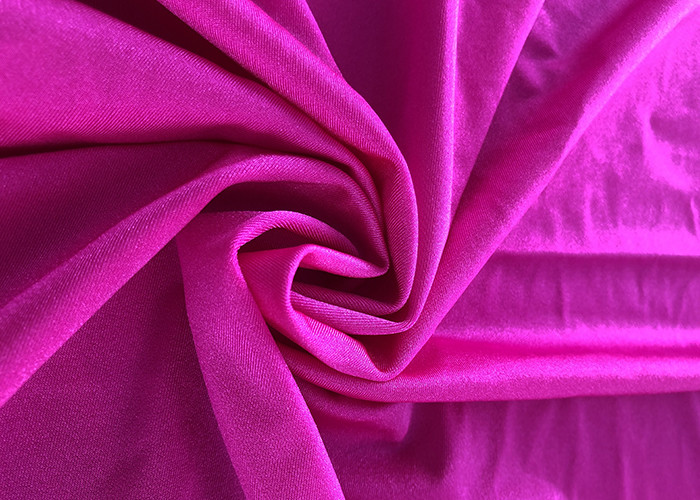 Warp Stretch Knitted Plain Dyed 82 Nylon 18 Spandex Fabric Recycled
