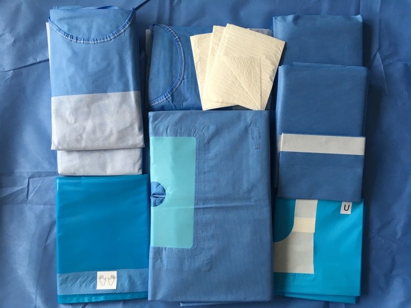 Disposable extremity pack,Lower limbs surgical pack with liquid collection pouch
