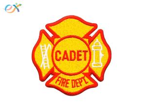 Wholesale Customized Designs Yellow Color Iron On Embroidered Patches For Clothing from china suppliers