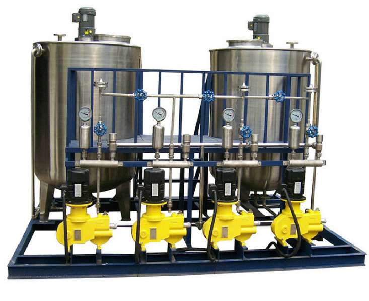 Automatic Fluid Control Equipments , Addition Chemical Dosing System Locally Remotely Controlling