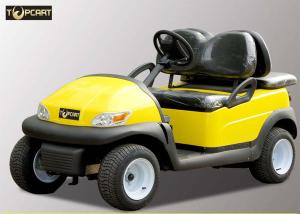 Wholesale Yellow Color 4 Seater Golf Cart With Curtis 400 A Controller , Premium Bench Seat from china suppliers