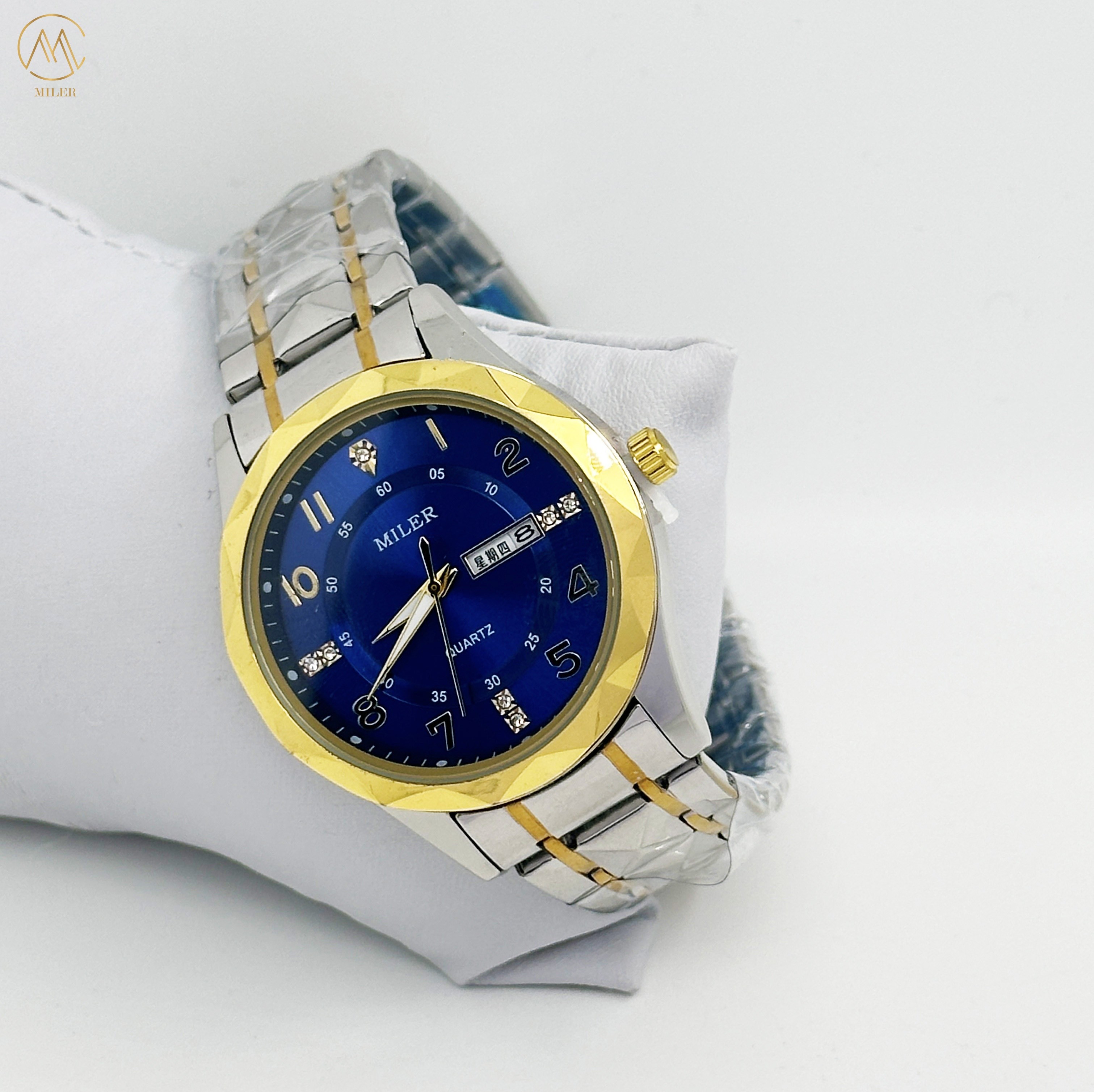 Luxury Stainless Steel Strap Band Wrist Watches Business Watch Quartz Waterproof Fashion Watch