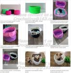 Lace Doily Bowl Basket Handicraft Wastepaper Wedding Gift Candy Basket