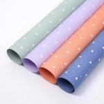 Waterproof Double-Sided Polka Dot Bouquet Wrapping Paper for Ouya Paper Flower