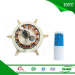 brushless motor solar cooling ceiling fan remote control price 12 volt