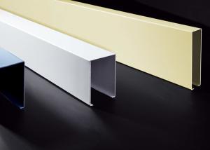 Wholesale Noise Reducing Square Metal Baffle Ceiling 60x150mm Decorative 25×100 30×100 from china suppliers