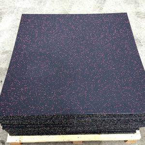 Wholesale Portable Playground Rubber Floor Tile Black Purple Color Gym Fitness Interlocking Sport from china suppliers