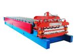 Hydraulic Auto Color Steel Roll Forming Machine , Roof Panel Roll Forming