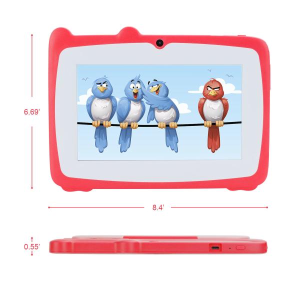 C idea Educational 7 Inch Tablet Kidspad With Kid Proof Case Big Battery 5000mAh