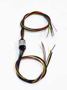 Wholesale 360° Continuous Rotation Miniature Slip Ring Connector To Transit Weak Current from china suppliers