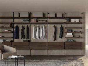 Wholesale Modern Open Wardrobe Customized Solid Wood Bedroom Wardrobe from china suppliers