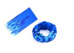 Outdoor Bicycle Tubular Headwear Blue 100% Microfiber Polyester 25 * 50 Cm