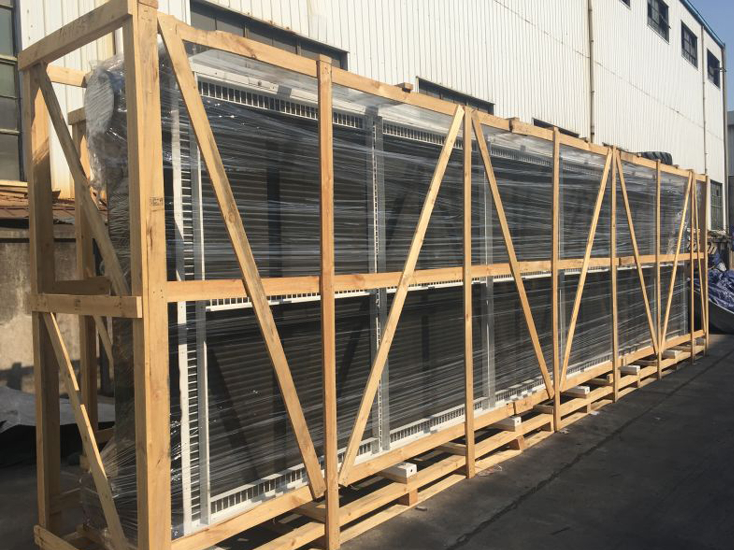 TurnKey Solution Hydrophilic Fin Copper Tubes Air Dry Crypto Mining Cooler