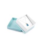 Necklace Ring Jewelry Paper Boxes Large Imprint Area With Leather Insert