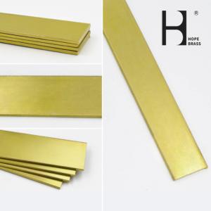 Wholesale OEM Golden Abrasion Resistant Brass Flat Bars With Anodizing Surface from china suppliers