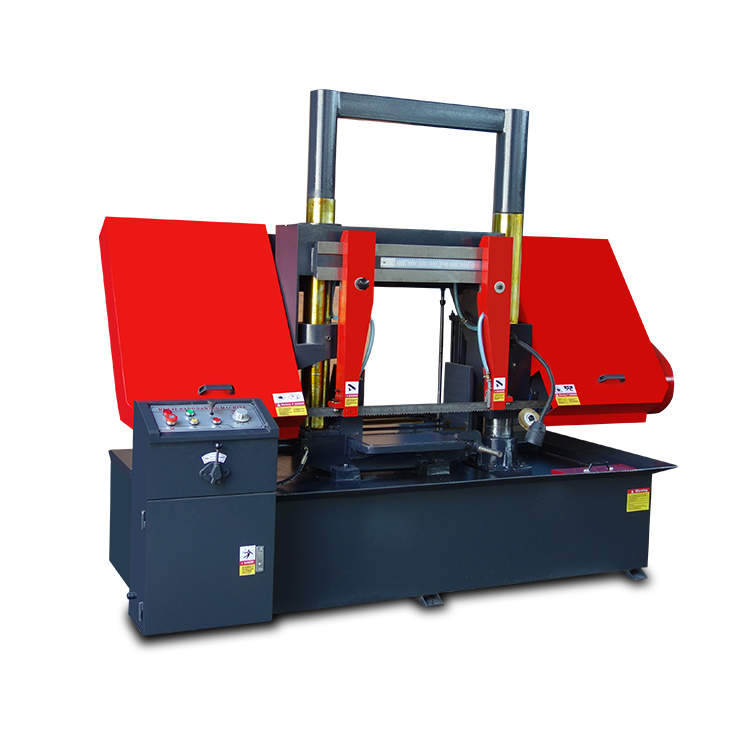Double Column Automatic Steel Cutting Band Saw Machine 5.5kw Motor Power