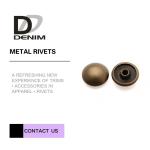 Antique Brass Rivet For Clothing • Clothing Rivets • Decorative Rivets • Garment