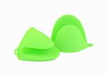 Logo Customized Silicone Kitchen Gloves / Non Slip Silicone Oven Mitts