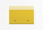 OEM Yellow Powder Coated Escalator Floor Plate Pitch 8.466 Aluminum Moving Walk
