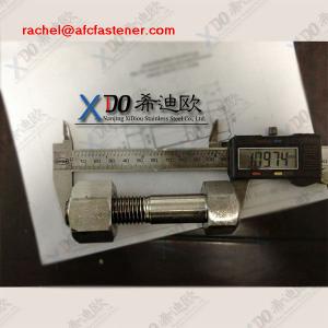 Wholesale 904L stainless steel hex bolt din1.4539 uranus B6 uns n08904 from china suppliers