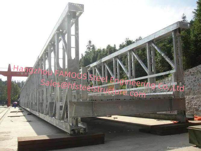 Customized Bailey Bridge Parts High Manganese Modular Deck Type Assembly Q345B Steel