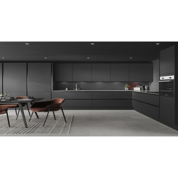 Minimalist European Style Solid Wood Kitchen Cabinets with Plywood Carcase Material