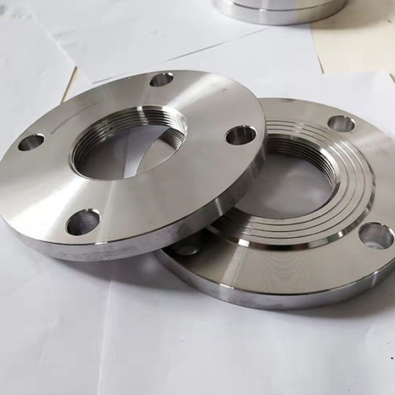 OD 1/2-24 INCH Monel 400 Threaded Flange UNS N04400/NiCu30Fe/NA12/NU13 Forged Steel Alloy JIS ASME DIN ISO ANSI B16.5