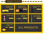 2024 Hot Sale Round Heavy Thick Limite Roadway Safety Speed Breaker Bump