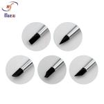 Black 5pcs Dental Silicone Brush Pen Periodontal Tool