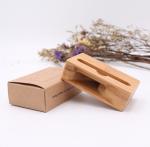 Bamboo Wood Speaker Amplifier Holder , Mini Cell Phone Portable Speaker