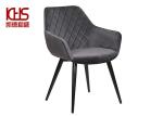 Sun-Resistant Luxury Velvet Dining Chairs Modern Home Furniture Stainless Steel