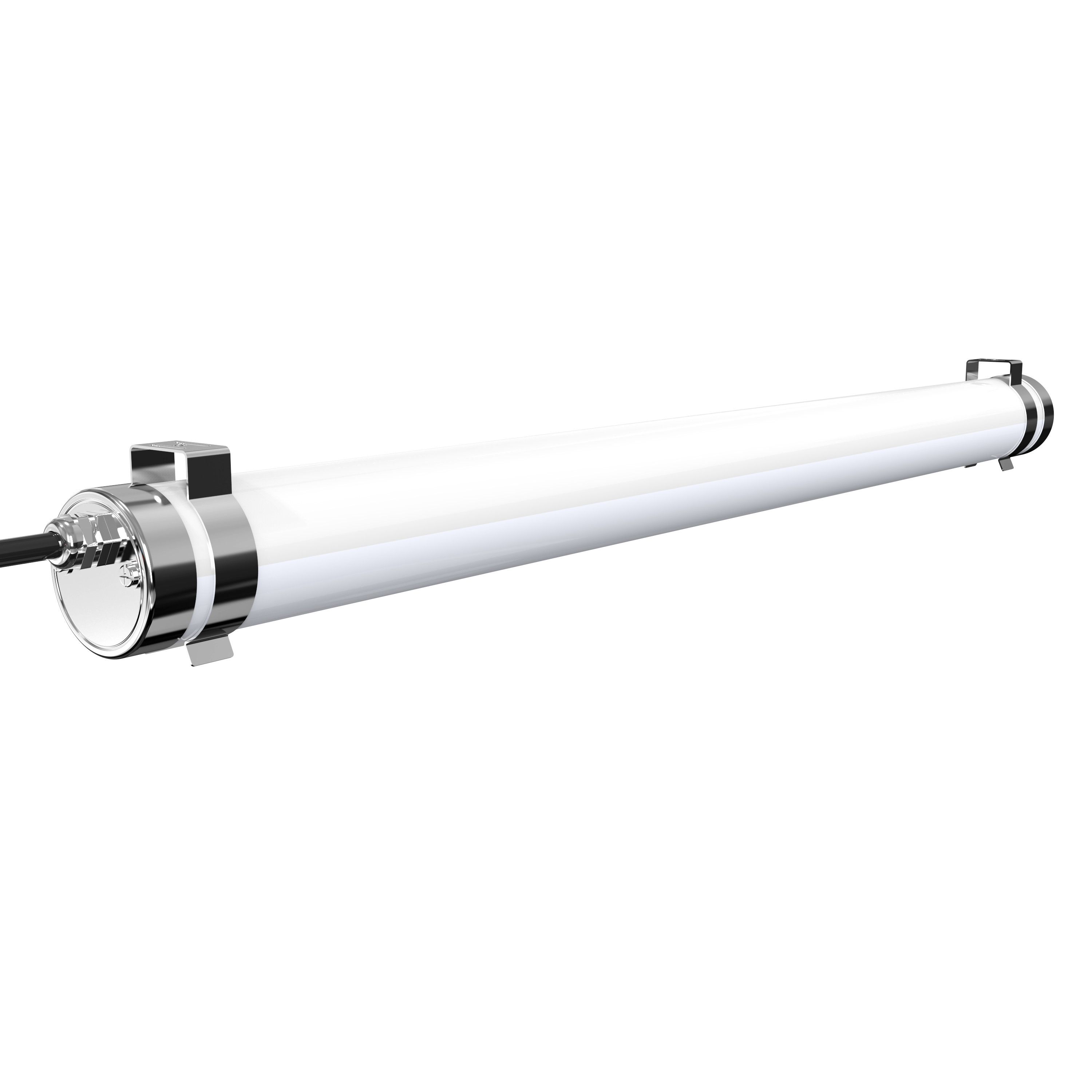 Industrial 30w Tri Proof LED Batten Anti UV PC Transparent Cover For Farm