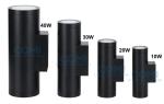 Architectural Cylinder LED Wall Mount Lights 2x5W Small Size For Facade Up /